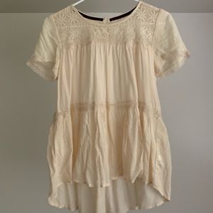 Cream blouse